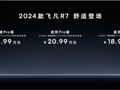 双车同价，18.99万元起，飞凡双子星刷新20万级舒适体验新标杆